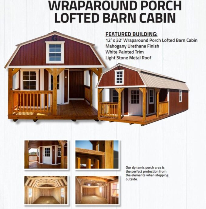 Missoula Montana Portable Buildings Lofted Barn Cabin